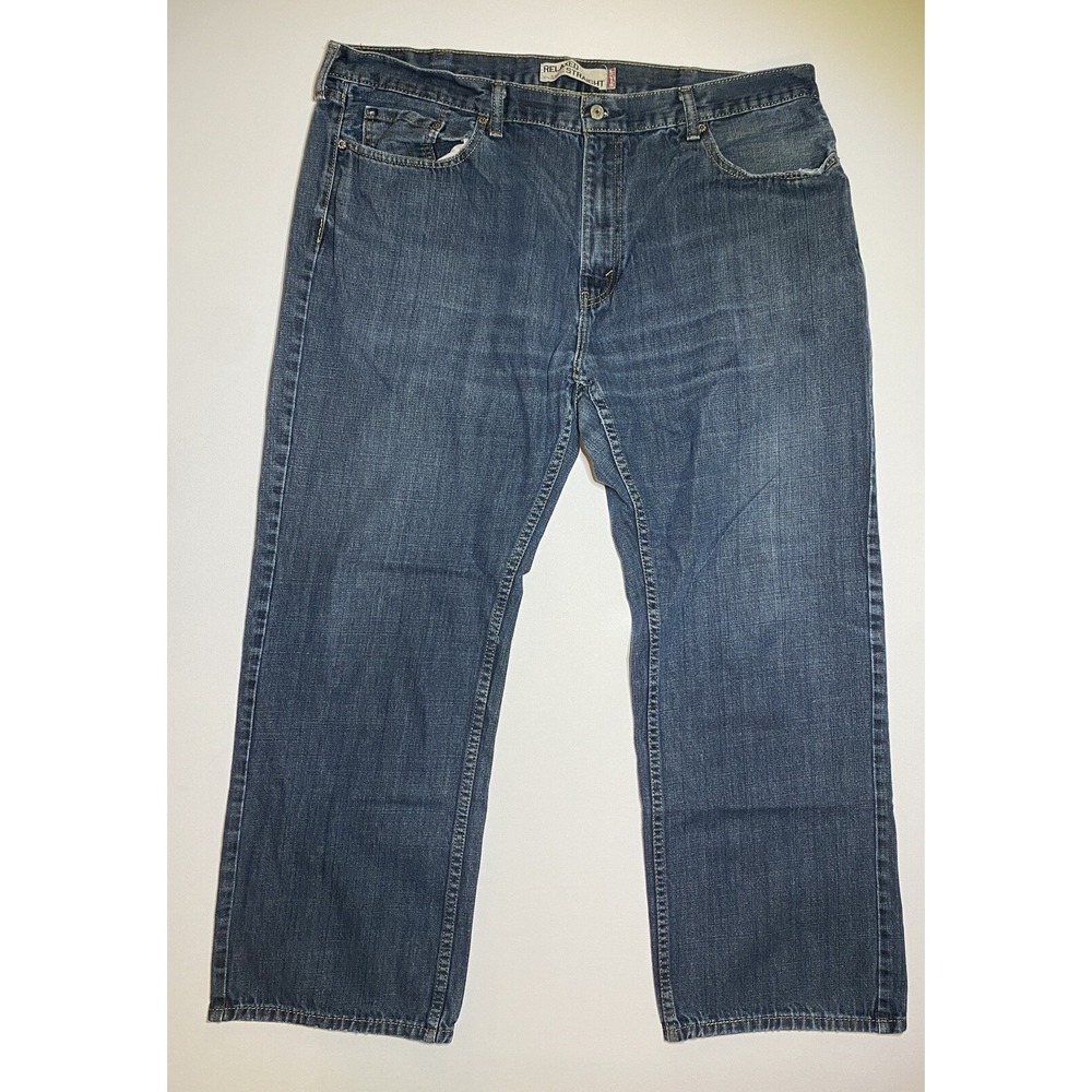Levi's 559 Relaxed Straight Fit Blue Jeans Men's 42x30 (40x29) Construction